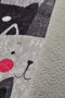 Mijölnir Juego de alfombras de baño Meow - Grey